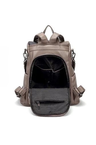 Khaki štýlový batoh Bonluo z imitácie kože Veľkosť (33*32*14cm)