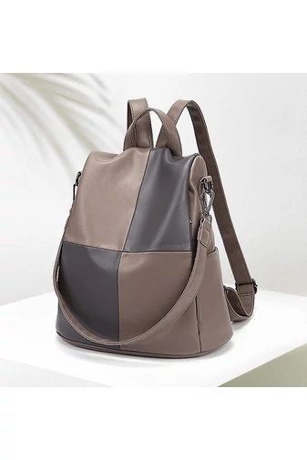 Khaki štýlový batoh Bonluo z imitácie kože Veľkosť (33*32*14cm)