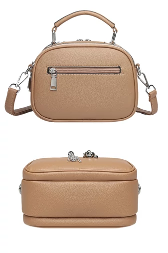 Fialová Crossbody kabelka Bonluo z imitácie kože veľkosť 14*20*10cm