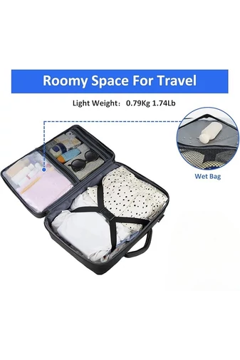  Multifunkčný Batoh Čierny Bonluo s veľkosťou pre 15,6-palcový laptop Wizzair 40*30*20cm
