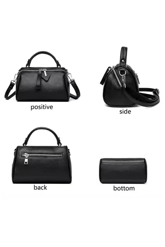 Dámska Kabelka z pravej kože Bonluo Biela Elegantný model 21*14*12cm
