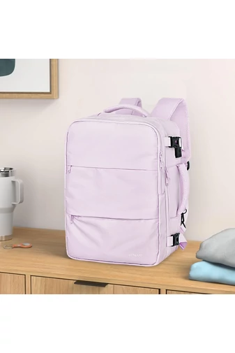  Multifunkčný Batoh Fialový Bonluo s veľkosťou pre 15,6-palcový laptop Wizzair 40*30*20cm