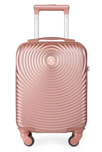 Príručná batožina zlato-ružová Bonluo wizzair kufor (40x30x20 cm)