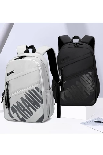 Multifunkčný Unisex Ruksak s Priestorom na 14&quot; Notebook, Čierny, 47×30×18cm