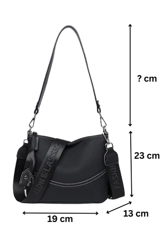 Crossbody Taška z Pravej Kože, Elegantná, Praktická, Nepremokavá, Hnedá 23×19×13cm