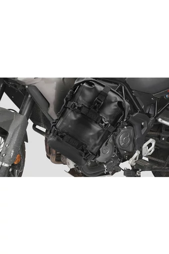 Prémiová Motocyklová Taška Bumper Shark Rider z PVC materiálu, Čierna 37×19×10cm
