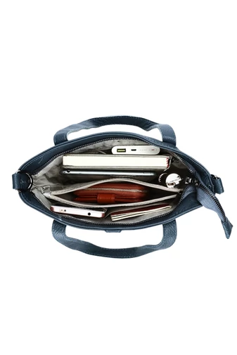 Kabelka/Crossbody Taška 2v1 z Pravej Kože, Multifunkčná, Čierna, 25×23×12cm