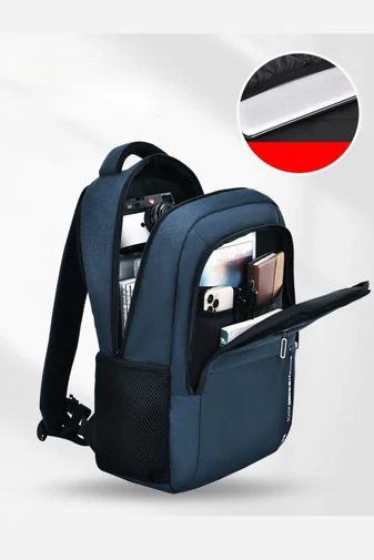 Multifunkčný sivý vodeodolný ruksak do školy, ideálny na notebook, s USB portom 46*32*15cm