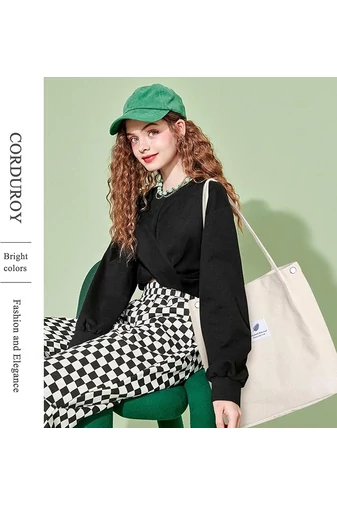 Plátenná Taška na voľný čas Priestranná odolná a elegantná Bonluo Béžová 38*35*11cm