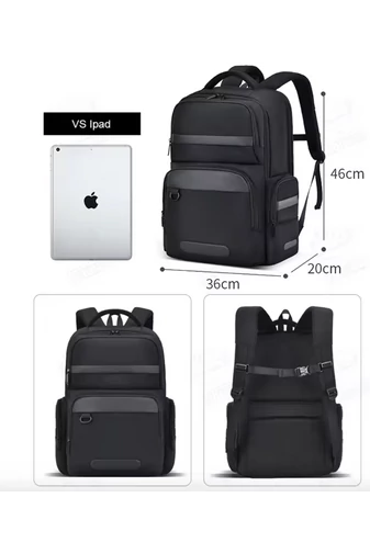Multifunkčný Batoh proti krádeži pre notebook až do 17” vodotesný, priestranný 46*36*20cm
