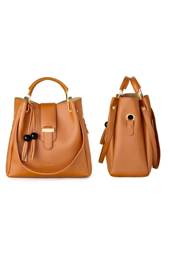 Bonluo súprava Hnedých kabeliek - cez rameno, crossbody a príležitostná (3ks)