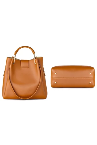 Bonluo súprava Hnedých kabeliek - cez rameno, crossbody a príležitostná (3ks)