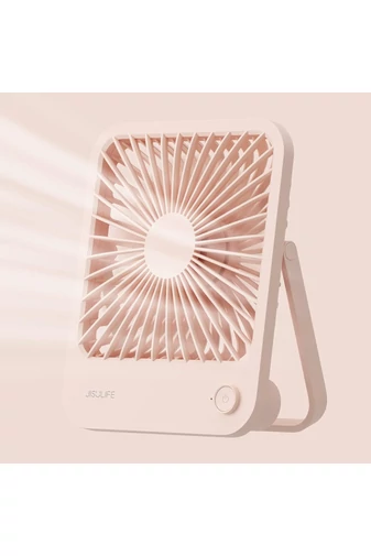 Prenosný Ventilátor Ultratenký 4-rýchlostný Skladací Dizajn 2000mAh Tichý Ružový