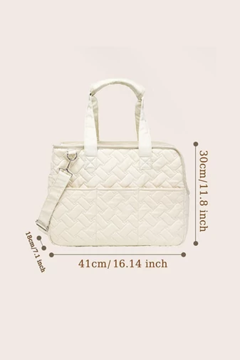 Taška na prenášanie domácich zvierat v štýle tote, Bonluo Biela 30×41cm