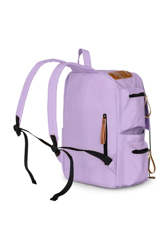 Ruksak z pevného plátna, rozmery vhodné pre Wizz Air, Bonluo Fialový 40×30×20cm