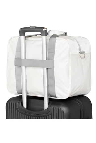 Béžová cestovná taška Wizz-air Veľkosť (40x30x20) Pripevniteľná ku kufru Vodotesný materiál