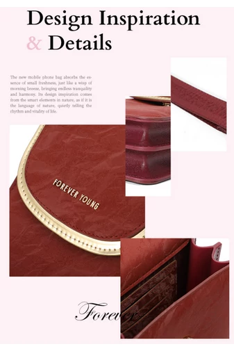 Crossbody Kabelka Multifunkčná s Kompaktným a Elegantným Dizajnom, Bonluo, Hnedá 20×13×6cm