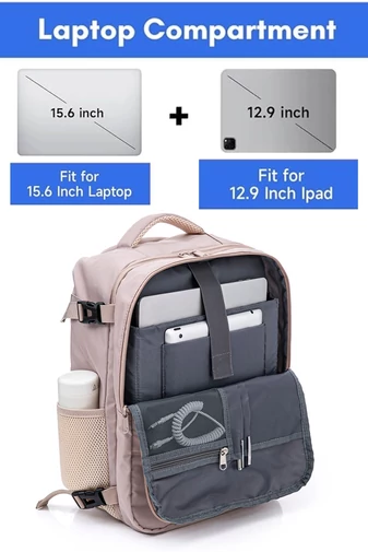 Multifunkčný Batoh Khaki Bonluo s veľkosťou pre 15,6-palcový laptop Wizzair 40*30*20cm
