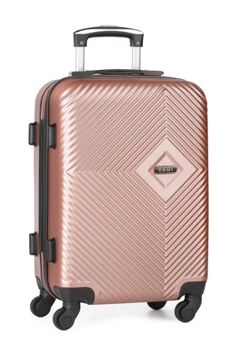 Súprava Rosegold Kufrov z ABS Materiálu s Tvrdými Stenami a TSA Zámkom