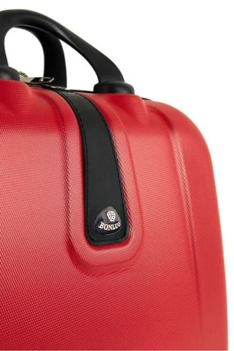 Vínovo Červená kozmetická ABS taška Bonluo s kódovým zámkom  Wizzair Veľkosť (24*30*14cm)