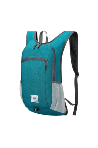Tyrkysovo-zelený turistický skladací batoh Bonluo vyrobený z vodotesného materiálu Veľkosť 42*27*13 cm