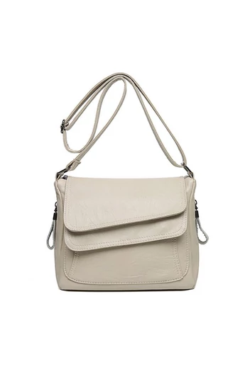 Maslová Crossbody kabelka z ekologickej kože Veľkosť 21*25*12cm