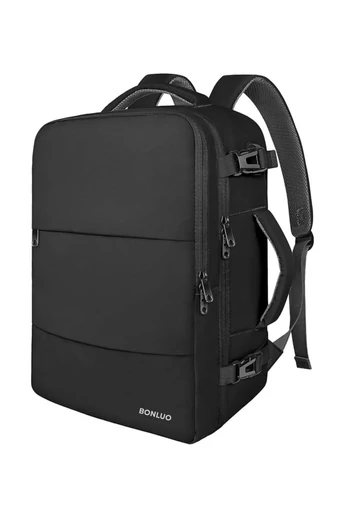  Multifunkčný Batoh Čierny Bonluo s veľkosťou pre 15,6-palcový laptop Wizzair 40*30*20cm