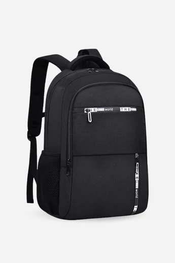Multifunkčný čierny vodeodolný ruksak do školy, ideálny na notebook, s USB portom 46*32*15cm