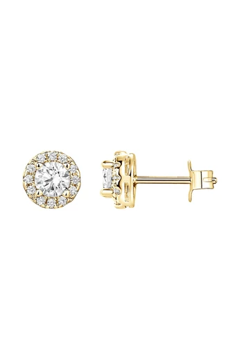 Elegantné a rafinované medené náušnice pozlátené 14k zlatom