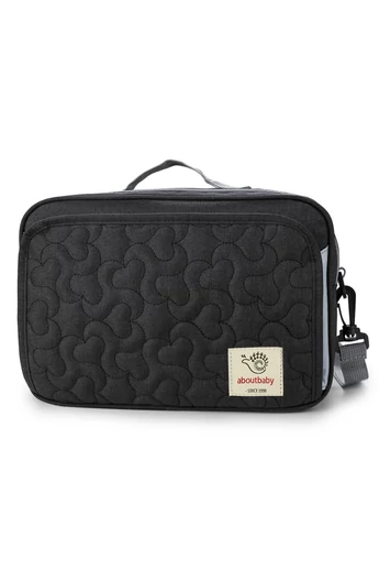 Univerzálny organizér na kočík, vodeodolný, ultraľahký s tepelnou izoláciou, odolný polyester, čierny 29*19*10cm