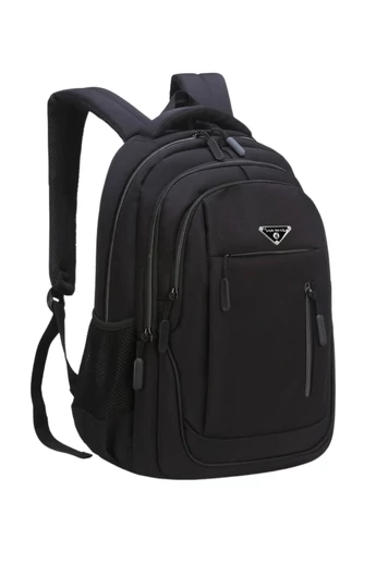 Multifunkčný batoh z nepremokavej a odolnej oxfordskej látky s USB priestorom, čierny 47*33*17cm