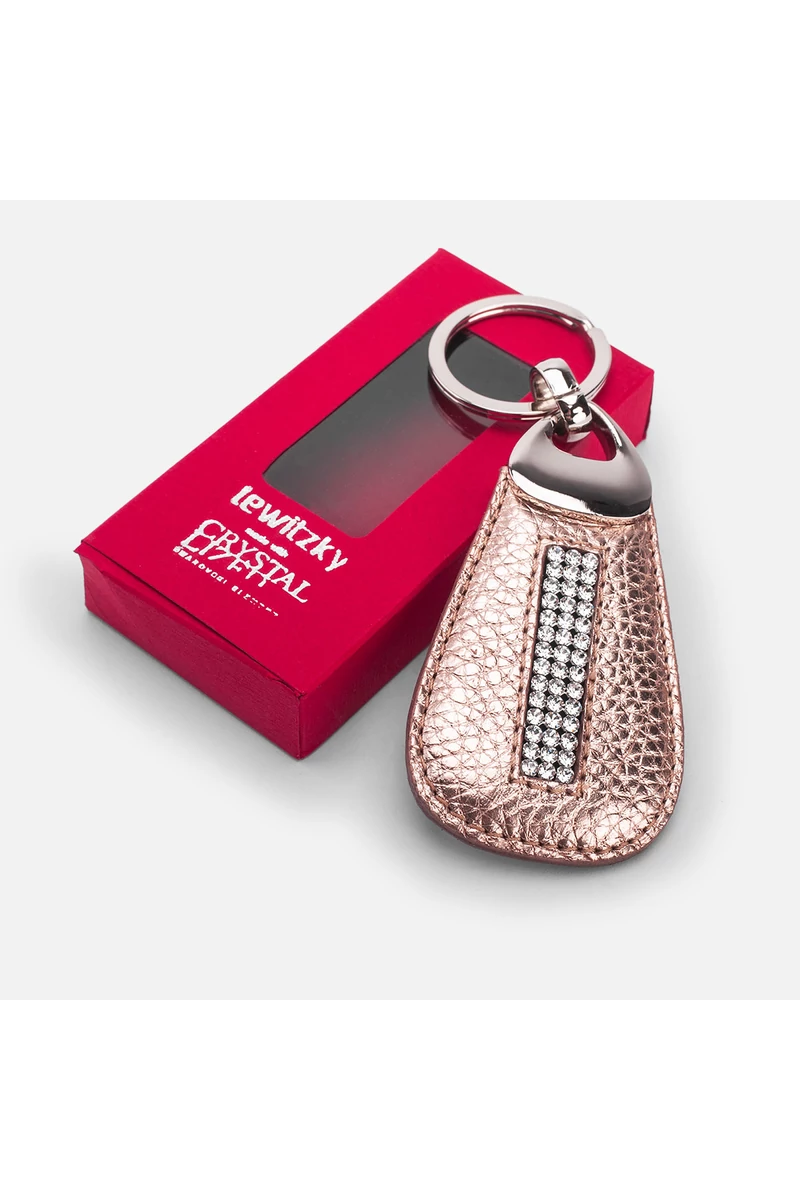 Lewitzky zlatoružová kľúčenka s kryštálmi Swarovski