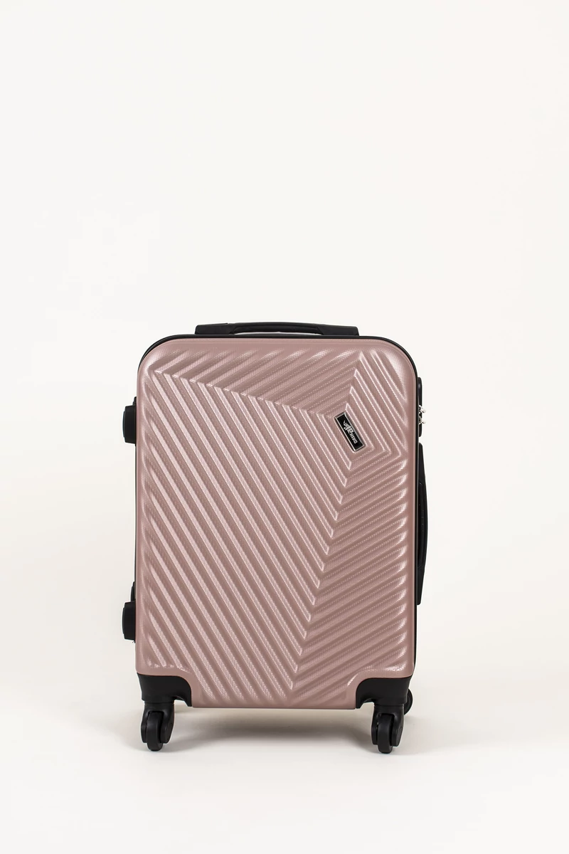 Rose Gold Plastový Kufor malej veľkosti (55x40x20cm)