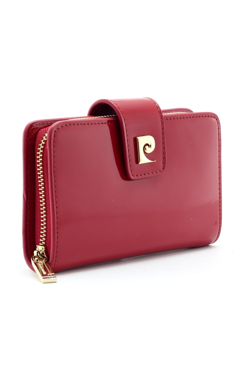 Pierre Cardin červená dámska peňaženka z pravej kože Veľkosť (16x10x3,5cm)